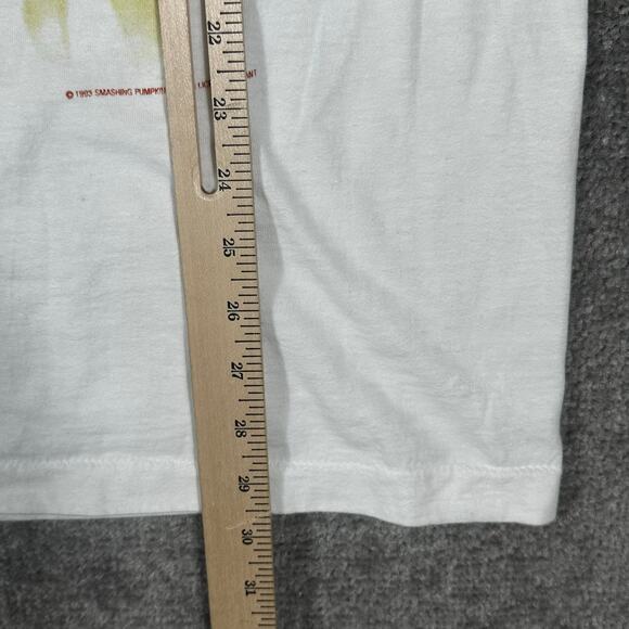 Vintage Smashing Pumpkins Rock Invasion 1993 Sz XL Single Stitch Reprint T-Shirt - Picture 8 of 8